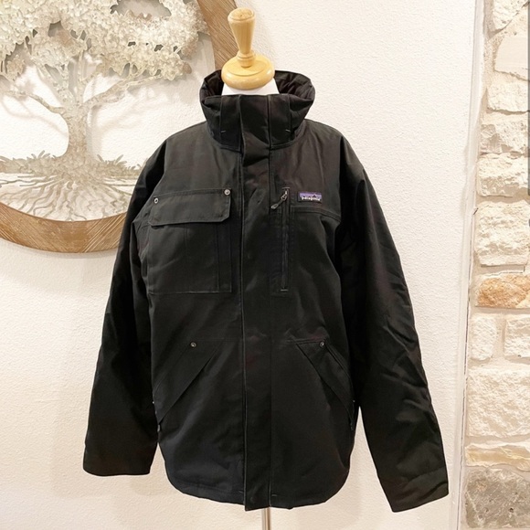 Patagonia Wanaka 600 Fill Duck Down Jacket Coat Black Large (NO HOOD) - Picture 1 of 9